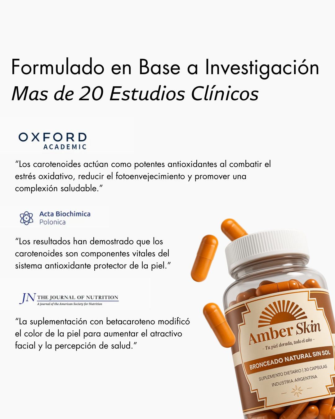 Vitaminas de Bronceado Natural Sin Sol