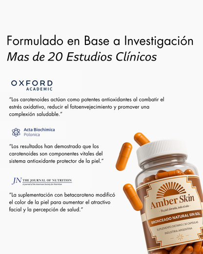 Vitaminas de Bronceado Natural Sin Sol